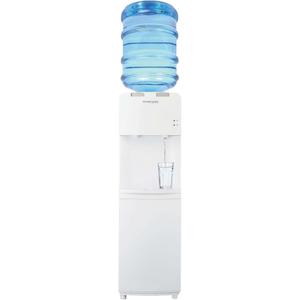 Frigidaire EFWC498, Top Load Hot & Cold Water Cooler Dispenser for Home, Garage, Dorm, RV & Cottage, 3 and 5 Gallon Bottles, 11" D x 11.5" W x 36" H, White