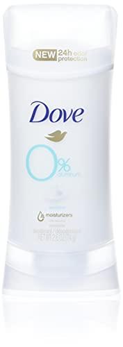 Dove Aluminum-Free Deodorant For Women Sensitive For 24 Hour Alcohol Free Odor Protection Safe for Sensitive Skin 2.6 oz, 3 count