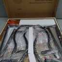 Round Chair Side End Table, 3 Tier Round Couch End Table Bedroom Chair Side Tables Small Night Stand Accent Tables for Small Spaces (D - 15.8 IN, Rustic Brown + Classic Black)