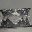 Stainless Steel Stove Gap Covers,Stove Gap Filler, Range Trim Kit, Stove Gap Guards, Heat Resistant and Easy to Clean, Easy retractable Length 13.8" to 27.5", Width 0.79", Black (2PCS)