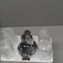 Indoi Wall Sconces Set of Two, Hardwired Brown Bathroom Sconces Wall Lighting with Clear Glass, Modern Sconces Wall Decor Set of 2 Bathroom Light fixtures for Mirror Hallway (Bulbs Not Included)