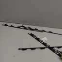 Pinzoveco Chip Rack Display Stand, 5 Tiers 40 Clips Snack Organizer for Office Desk, 360° Rotating Wooden Base Chip Holder Candy Display for Concession Stand, Countertop, Party, With Message Board