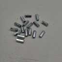 Wensilon(17 pcs) 1/2"-13 Coupling Nuts zinc, Extended Hexagon Plated Steel Rod Coupling Nuts