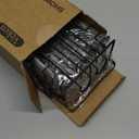 Veken 5-Pack Rustproof & Waterproof Shower Caddy 5-Pack, No Drilling Adhesive Corner Shower Shelves, Rack For Inside Shower, Large Bathroom Organizer Storage Accessories, Ideal for Home&Kitchen, Black