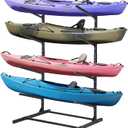 Kayak Storage Rack, Adjustable Kayak SUP Stand, Weatherproof and Heavy Duty Surfboard Storage Rack, Hold up Kayaks, SUPs, Paddleboards, Canoes, Size: 4 Levels for 4 Kayaks, 
Product Dimensions	40"D x 25"W x 73"H