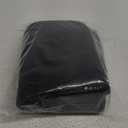 Yimobra Memory Foam Bath Mat, Super Soft Absorbent Bathroom Rug Non Slip, Quick Dry, Machine Washable Floor Carpet for Tub Shower, Home Decor Accessories, 24x17, Black