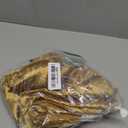 GIGIZAZA Decorative Velvet Pillow Covers 18x18, Set of 2 Gold Sofa Couch Throw Pillows Covers Cases, Living Room Square Cushion Accent Stripe Covers