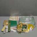 Sage Green and Gold Baptism Party Decorations - First Communion Decorations Boys Girls Christening Decor God Bless Banner Garland Tissue Paper Pom Poms and Balloons for Mi Bautizo Party Supplies