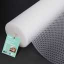 FLPMIX Clear Cabinet Shelf Liner: 23"W x 300"L Waterproof Easy to Cut Large