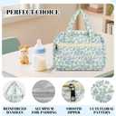 Rain Bunny Cotton Quilted Wearable Breast Pump Bag Compatible With Elvie, Willow and Momcozy, Pumping Bag for Work, Travel