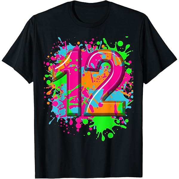 It's My 12th Birthday Doughnut Happy 12 Years Old Girl Kids T-Shirt, Size XL