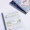 Spiral NotebookA4 Lined Notebook, 3 Pack8" x11-1/2, 120 Sheets & 240 Pages, Water Resistant Cover Notebook Set Perfect for School & Office