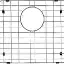 Serene Valley Sink Bottom Grid 19-1/16" x 13-5/8, Rear Drain with Corner Radius 3-1/2", Sink Protector NLW1914R, Medium