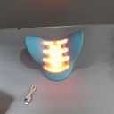 Heated Neck Pillow, Red Light Therapy for Neck Pain Relief, Portable Neck Stretcher Pillow with Heating Pad, Shoulder Relaxer for Muscle Relax, Tension Relief (Blue)