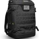 Tactical Carry On Backpack – Max Airline Size, 3 TSA Locks, Laptop Compartment & Cordura Fabric