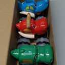 Monster Truck Toys, Light Up Monster Trucks for Boys Age 4-7, Toy Cars for Toddlers 1-3 with Shark Bull Crocodile Truck, Musical Press and Go Cars Kids Gifts for Birthday Easter Basket Stuffers