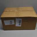 Milk Glass Table Lamp - Modern Farmhouse Design with Antique Brass Finish Base, White Desk Light for Living Room & Bedroom Decor (White 15")