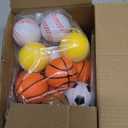FLYSNK 28 Pack Stress Ball Valentines Day Cards for Kids School, Valentines Day Gifts for Kids Classroom, Sports Valentines for Boys Class Valentines Exchange Cards Party Favors Exchange Gifts Prizes