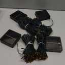 Brightown Solar Christmas Lights Outdoor, 4 Pack Total 184FT 480 LED Solar String Lights Outdoor Waterproof Green Wire with 8 Modes, Solar Fairy Light for Garden Yard Patio Party Decors, Multicolor