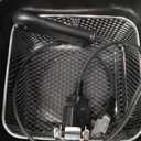 Chefman Fry Guy, The Most Compact & Convenient To Deep Fry Comfort Food, Restaurant-Style Basket With A 1.6-Quart Capacity, Easy-View Window & Adjustable Temp Control, Stainless - 1.5 Liter