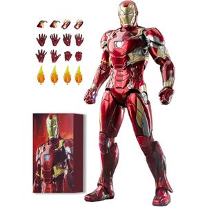 7 Inch MK46Ironman(1/10 Scale) Action Figure with Lots of Accessories, Exquisite Painting Collectible Toy