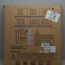 Cumbor 29.7-46" Baby Gate for Stairs, Toddler Safety Essentials for The House, Auto Close Dog Gate for Doorways, Mom's Choice Awards Winner-Easy Install Pressure Mounted Pet Gates for Dogs, White