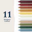 Northern Lights Candles Premium Tapers 10" 12PK - Bordeaux - 76602