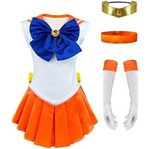 Sinkawa Jackets Anime Outfits Moon Cosplay Costume For Women Girls S(Kids)