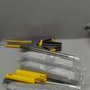 Masthome Sponge Mop,Roller Sponge Mop with 3 Absorbent PVA Mop Refills,Self Squeeze Sponge Mops and Stainless Steel Handle,PVA Sponge Mops for Floor Cleaning