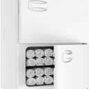 Hot Towel Warmer SalonDepot 46L Large Capacity Spa Towel Warmer with Double Cabinets for Salon, Barber Shop, Massage & Facial (White)