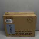 2026 Upgraded Dog Ramp for Couch, Foldable Small Dog Ramp for Sofa, 4 Adjustable Height from 13'' to 21", Portable Stable Pet Step with Non-Slip Pad, Pet Ramps Use for Couch Stairs, Walnut