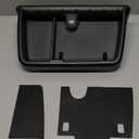 for 2026 2025 2024 Grand Highlander Accessories Center Console Behind Screen Dashboard Organizer Tray, Storage box with Anti-Slip Black Pad for Toyota Grand Highlander Accessories