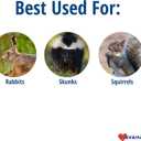 Havahart Easy-Set Catch and Release Small 1-Door Humane Live Animal Trap for Squirrels, Rabbits, Skunks, and Other Small Animals - 1083