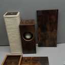 Feandrea Cat Scratching Post, Tall Cat Scratcher for Indoor Cats, Sisal Rope Cat Scratchers with Dangling Ball, Stable Large Base, Rustic Brown UPCA021X01