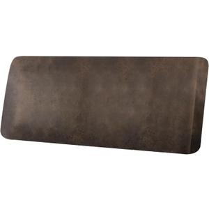 Leather Look Couch Cushion Covers Sofa Seat Slipcovers Sets Couches Furniture Protector for Sectional Armchair Loveseat Pets Kids Stretch Spandex Fabric (1 Cushion Sofa, Brown)