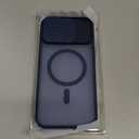 TORRAS for iPhone 15 Pro Max Case with Slide Camera Cover & Rotatable Kickstand, Magnetic Shockproof, Military Grade Drop Protection, Fit for MagSafe, Anti-Scratch Anti-Fingerprint, Translucent Black