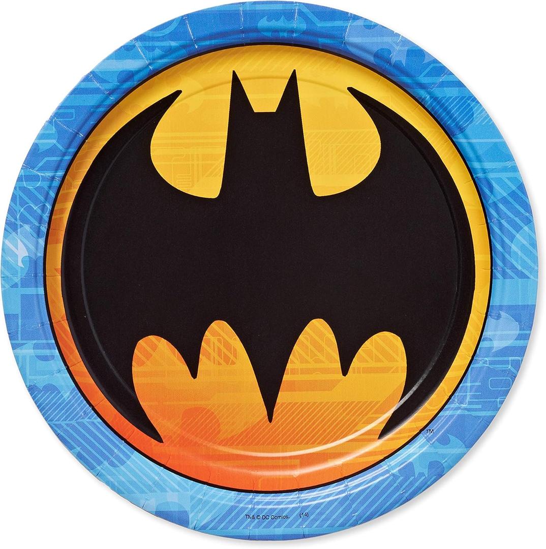 American Greetings Batman Party Supplies, Paper Dinner Plates (40-Count)