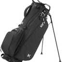 KVV Lightweight Golf Stand Bag with 7 Way Full-Length Dividers, 5 Zippered Pockets, Automatically Adjustable Dual StrapsElegant Design