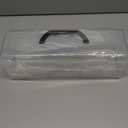 Premium Storage Box for Toploader - Large for 200+ Toploaders or 1000+ Trading Cards, Portable Sports Card Storage Boxes for Collectible Gaming Trading Cards, Clear Design, Wide Applications(Black)