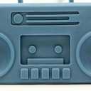 Boom Box Candles 4 pcs, Blue