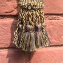 1 Pack Small Decorative Tassel with Hanging Loop, 8 in Total Length  Handcrafted Curtain Tieback, Ornament, and Home Dcor Accent (E98327_A)