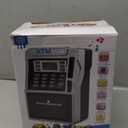 ATM Piggy Bank for Kids Rechargeable, Power-Off Memory for Real Money Safe with Debit Card, Coin Recognition,Bill Feeder,Balance Calculator, Kids ATM Machine for Boys Girls