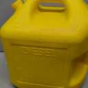Scepter FSCD552 Fuel Container with Spill Proof SmartControl Spout, Yellow Diesel Can, 5 Gallon