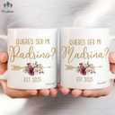 Vivulla68 Quieres Ser Mis Padrinos De Bautizo, Bautizo Recuerdos Juego De 2 Tazas 2025, Recuerdos De Bautizo Para Nio, Nia, God parents Presents Proposal, Quieren Ser Mis Padrinos De Bautizo