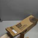 WOPITUES Wood Floating Shelves Set of 6, Shelves for Wall Decor, Farmhouse Shelf for Bedroom, Bathroom Storage Shelves, Book Shelves for Living Room - Rustic Brown (16.5 Inch)