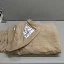 Sunbeam Electric Royal Posh Velvet Heated Blanket, 12 Heat Settings, 12-Hour Selectable Auto Shut-Off, Fast Heating, Warm and Lush, Champagne Color, Full, 84" x 72"