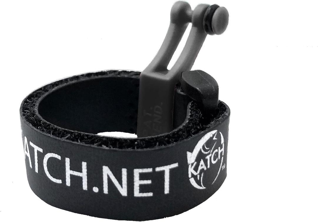 Hook Keeper for Fishing Rod: Regular & Mini Sizes - Secure Lure & Accessory Holder (Black, Mini)