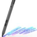 Stylus Pen for HP with 1024 Pressure Sensitivity & 2500hr Battery Life - Digital Pen for HP Envy x360/Spectre 15/Pavilion 2-in-1 Laptops - Windows 11/Chrome OS Palm Rejection Technology (black)