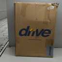 Drive Medical Rollator Walker with Seat - Stable Mobility Support - Height Adjustable - Durable Steel Frame Construction - Smooth 7.5" Wheels - Foldable - 350 Lb Limit - Blue