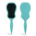 Curly Defining Brush,2025 Curly Hair Brush, Curl Define EdgeLift Brush, Shaping & Defining Curls for Women and Men,Curling Definer for Wet &Dry Hair (Green)